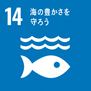 ※SDGsアイコン「14.海の豊かさを守ろう」